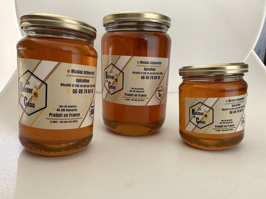 Vente de pot de miel - Le Richer du Céou